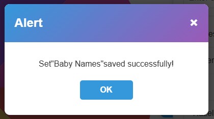 Sucessfully saved in browser alert - Spin In Wheel